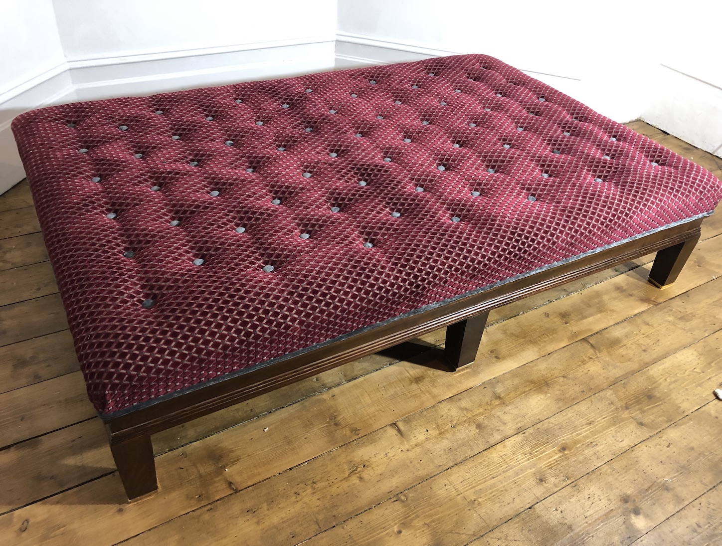 Oversized bespoke footstool by the bespoke footstool company2