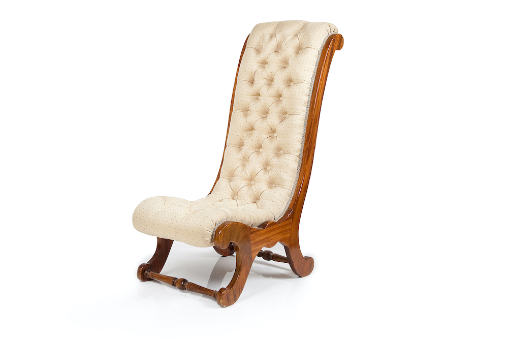 bespoke chair co victorian slipper chair